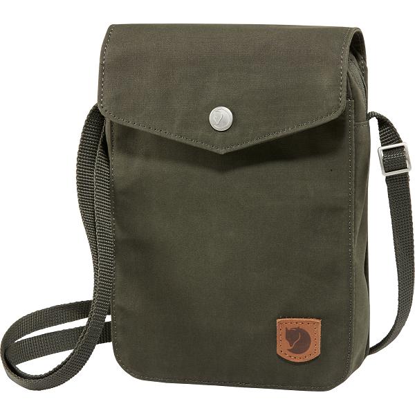 Fjällräven Greenland Pocket - Praktisk skuldertaske i skovgrøn