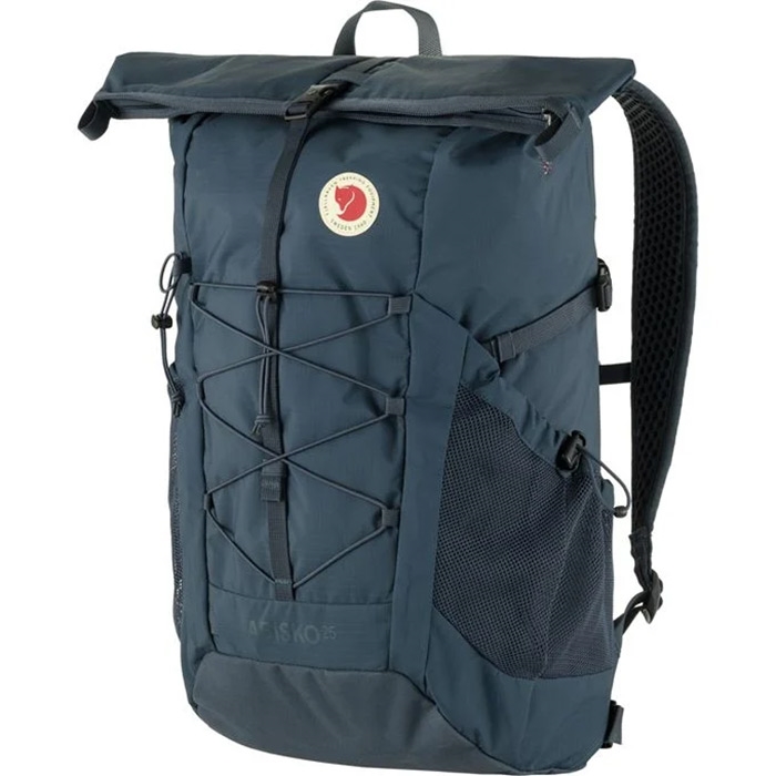 Fjällräven Abisko Hike Foldsack 25 L – Mørkeblå Rygsæk på tilbud!