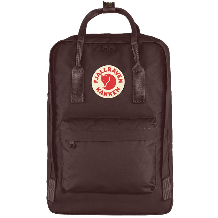 Fjällräven Kånken Laptop Rygsæk i Sortberry - Hurtig Levering!