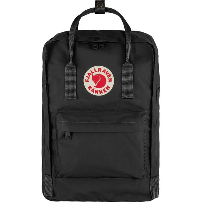 Fjällräven Kånken Laptop Rygsæk – Sort Tilbud!