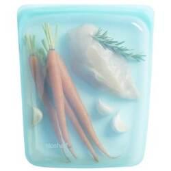 Stasher Bag Large 2 Liter - Aqua på tilbud! Bæredygtig opbevaring