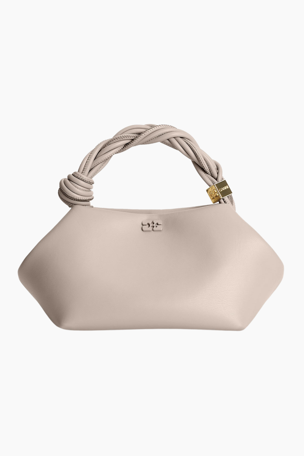 Ganni Bou Bag A5245 – Beige Taske til Udsalg!