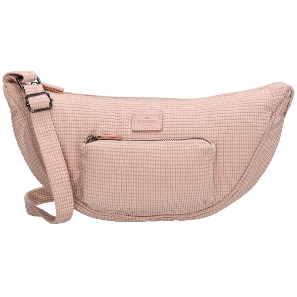 Trendy Rosa Crossbody Bumbag fra Charm London - Tilbud!