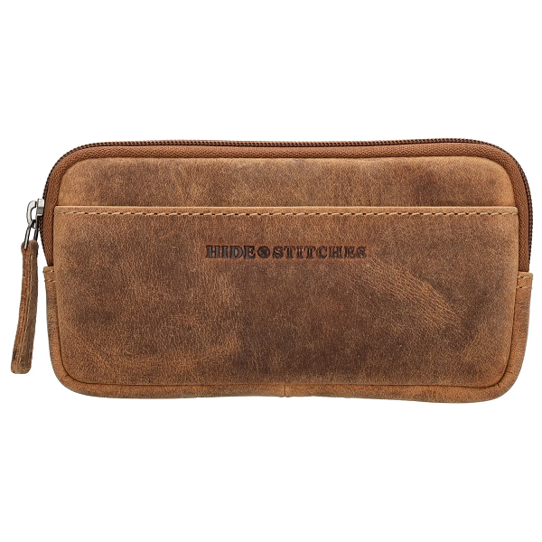 Hide Stitches Idaho Mobiltaske i Brun – Fantastisk Tilbud!