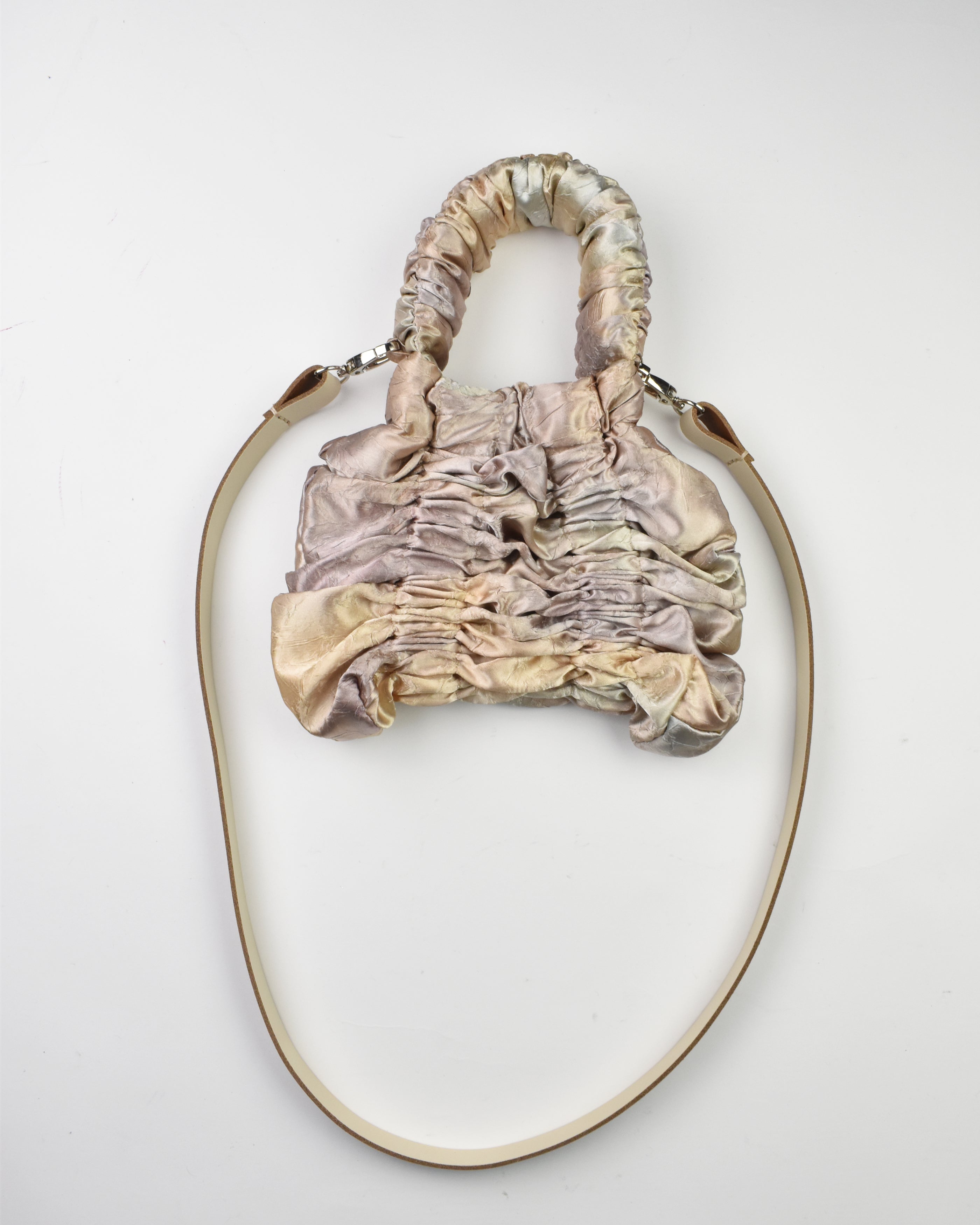 Stilfuld Crossbody Pude Taske i Fantastiske Sunset Farver