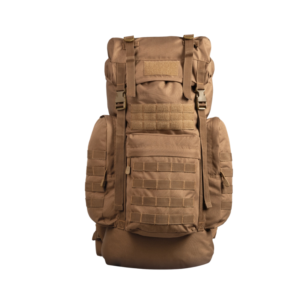 65L Genii Rygsæk fra Mil-tec i Coyote – Uovertruffen tilbud!