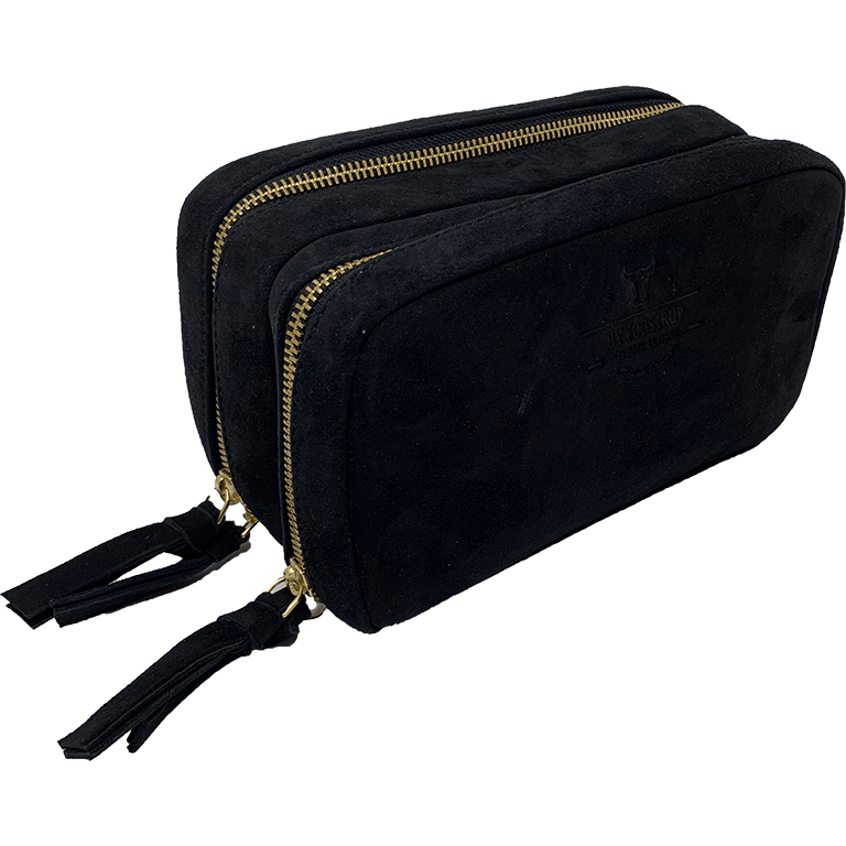 Elegant Sort Ruskind Toilettaske fra By Fogstrup