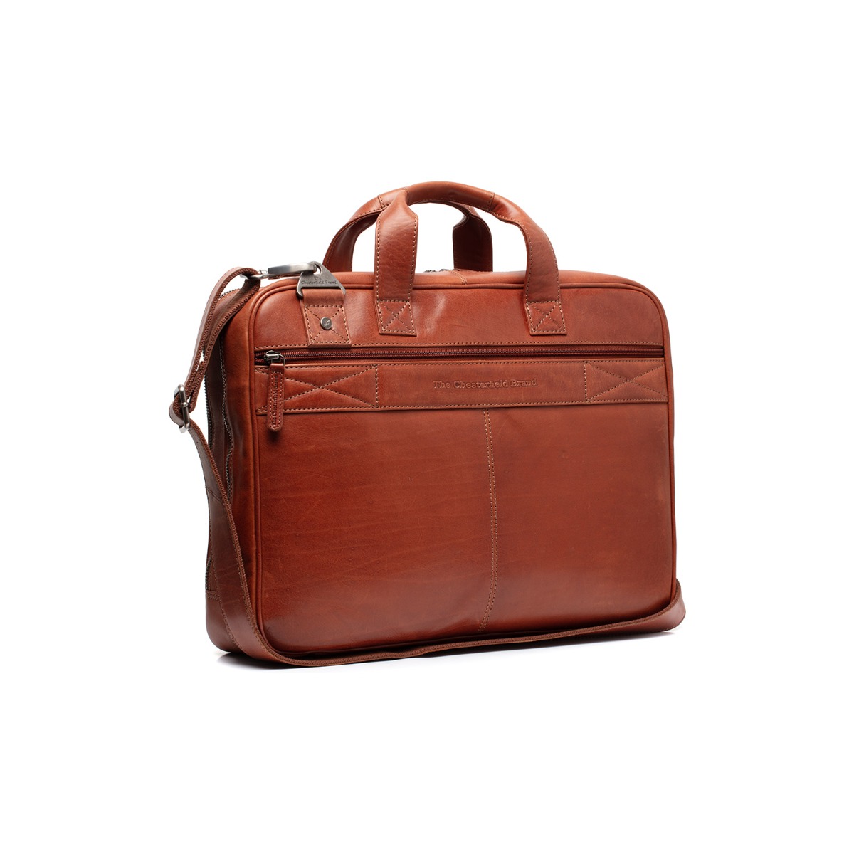 Chesterfield Iseo 15” Laptop Taske – Cognac Tilbud!