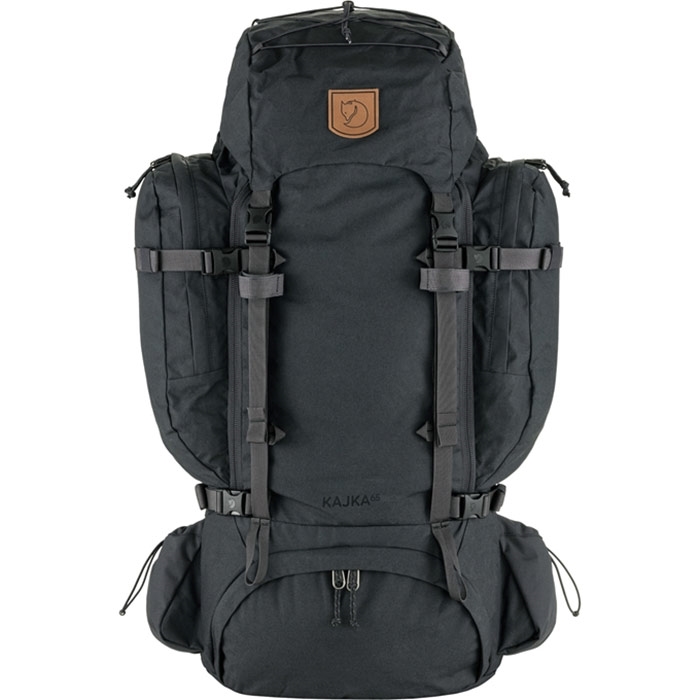 Fjällräven Kajka 65 Sm-coal Sort - Trekkingrygsæk på tilbud!