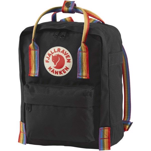 Fjällräven Kånken Mini Børnetaske i Regnbuefarver 7L
