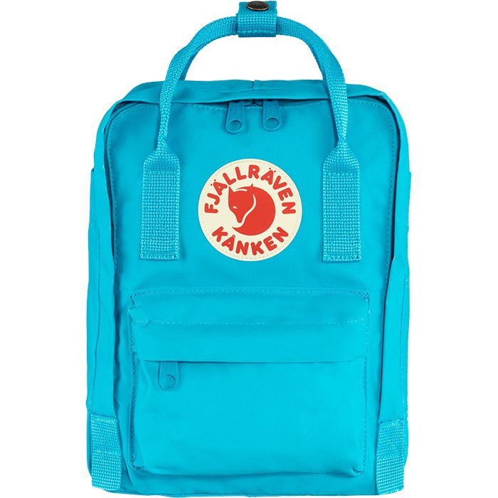 Fjällräven Kånken Mini Børnetaske – Deep Turquoise, Hurtig Levering!