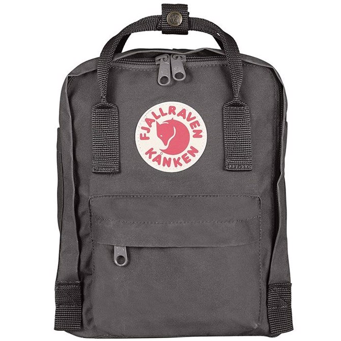Fjällräven Kånken Mini 7L - Børnetaske i Super Grå