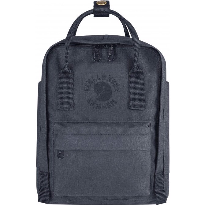 Fjällräven Re-Kånken Mini i Slate - Børnetaske på tilbud!
