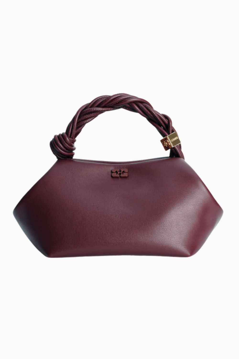 Ganni Bou Bag Small – Bordeaux – Fantastisk tilbud!