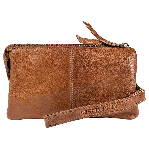 Elegant Valnøddebrun Clutch – Stilfuld Taske til Enhver Begivenhed
