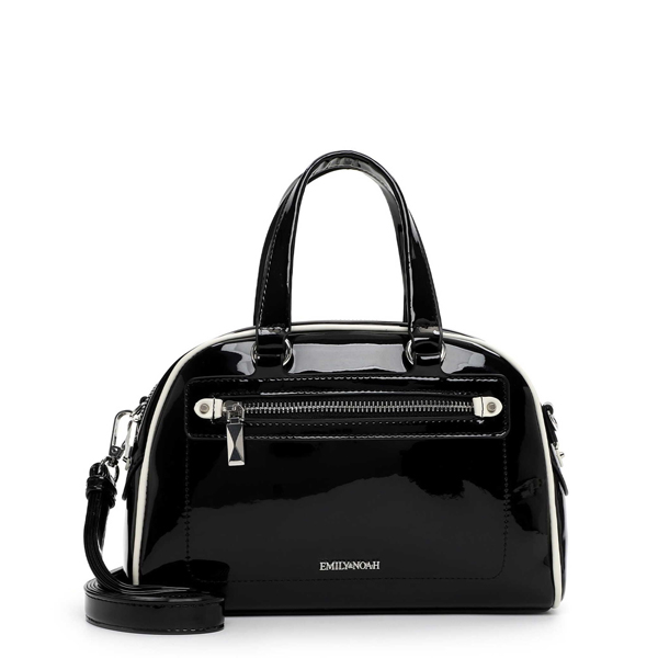 Elegant Sort Lak Håndtaske fra Emily & Noah - Must-have!