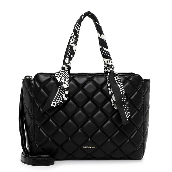 Elegant Sort Håndtaske fra Emily & Noah – Fantastisk Tilbud!