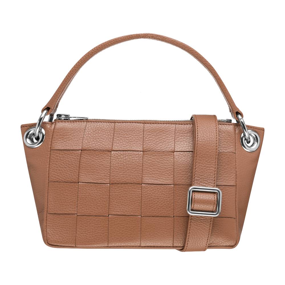 Audrey Brun Skuldertaske – Elegant og Bæredygtig Tilbud