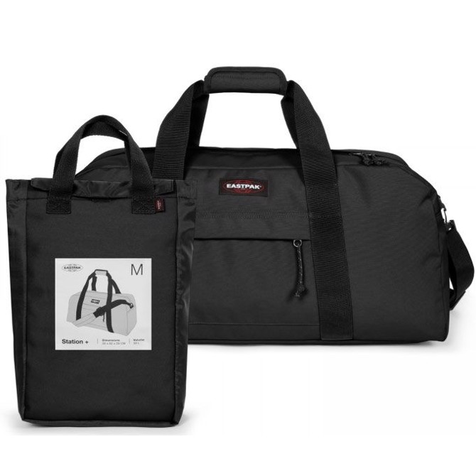 Eastpak Station M Duffeltaske 58L - Sort Supertilbud!