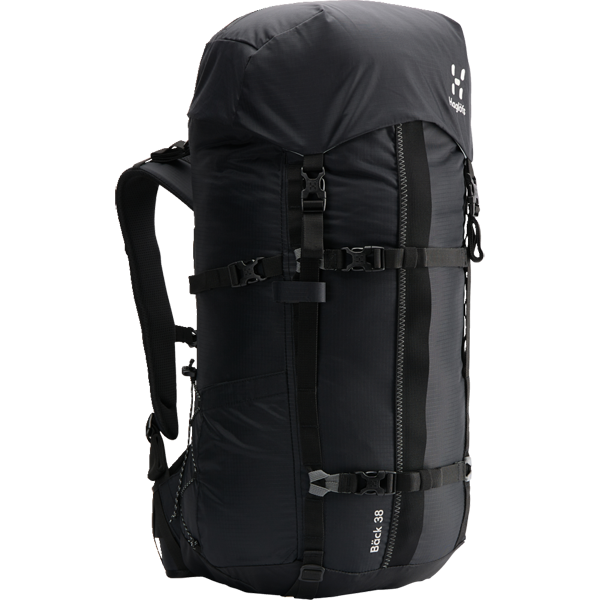 Haglöfs Bäck 38 Rygsæk i True Black – Hurtig Levering!