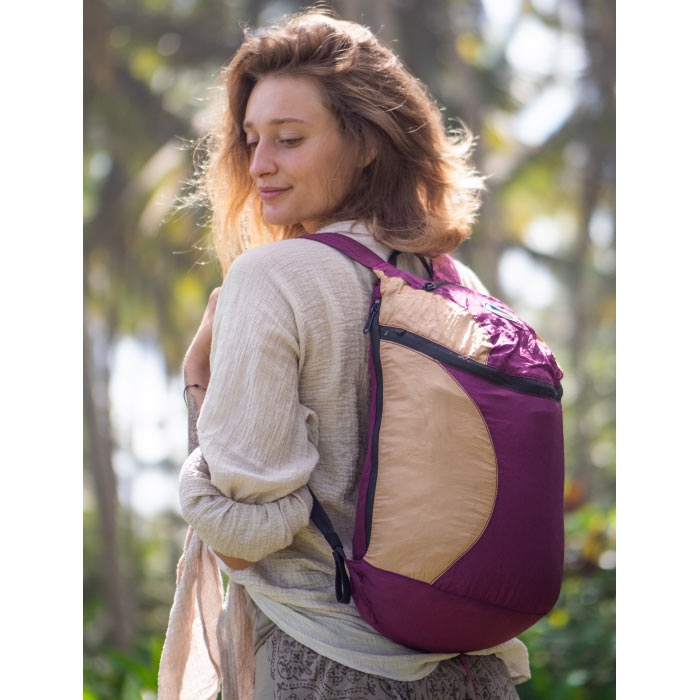 Ticket To The Moon Mini Rygsæk 15L – Plomme & Hasselnød Tilbud