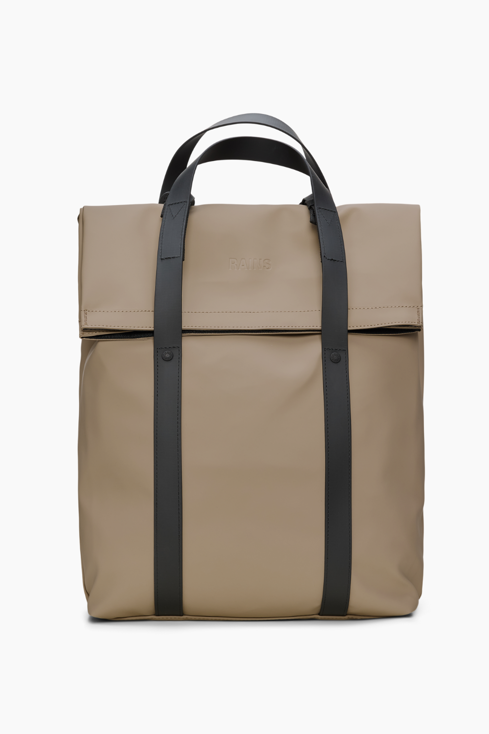 Beige Rygsæk/Tote W3 fra Rains – Hurtig Levering!