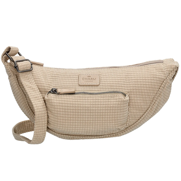 Charm London Valley Crossbody Bumbag i Sand - Supertilbud!