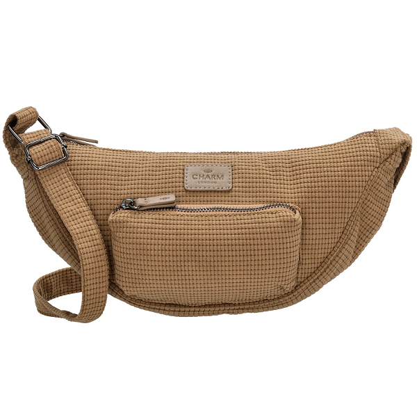 Charm London Valley Crossbody Bumbag i Taupe - Fantastisk Tilbud!
