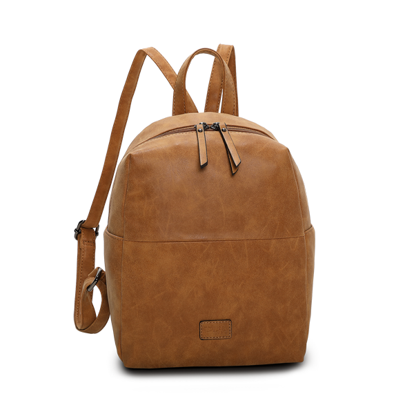 Duffy Rygsæk i Cognac Kunstlæder – Fantastisk Tilbud!