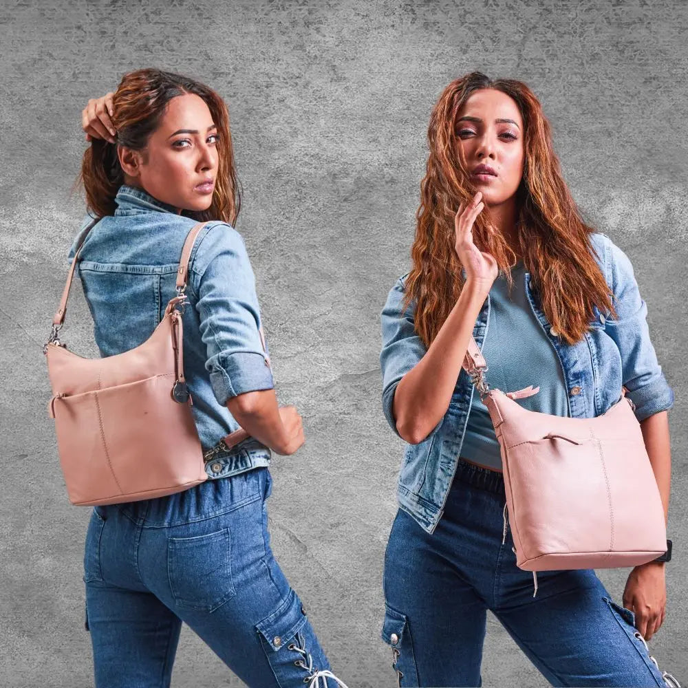 Elegant Støvet Rosa Rygsæk – Kun To På Lager!