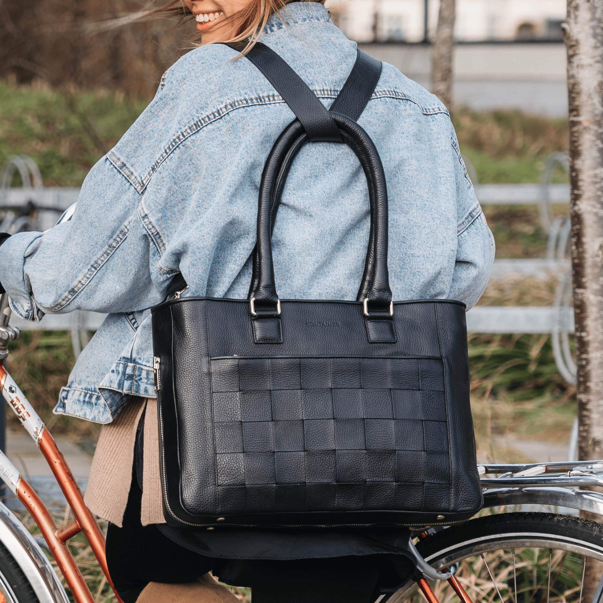 Coco Sort Arbejdstaske fra Kontainer Copenhagen - Hurtig levering!