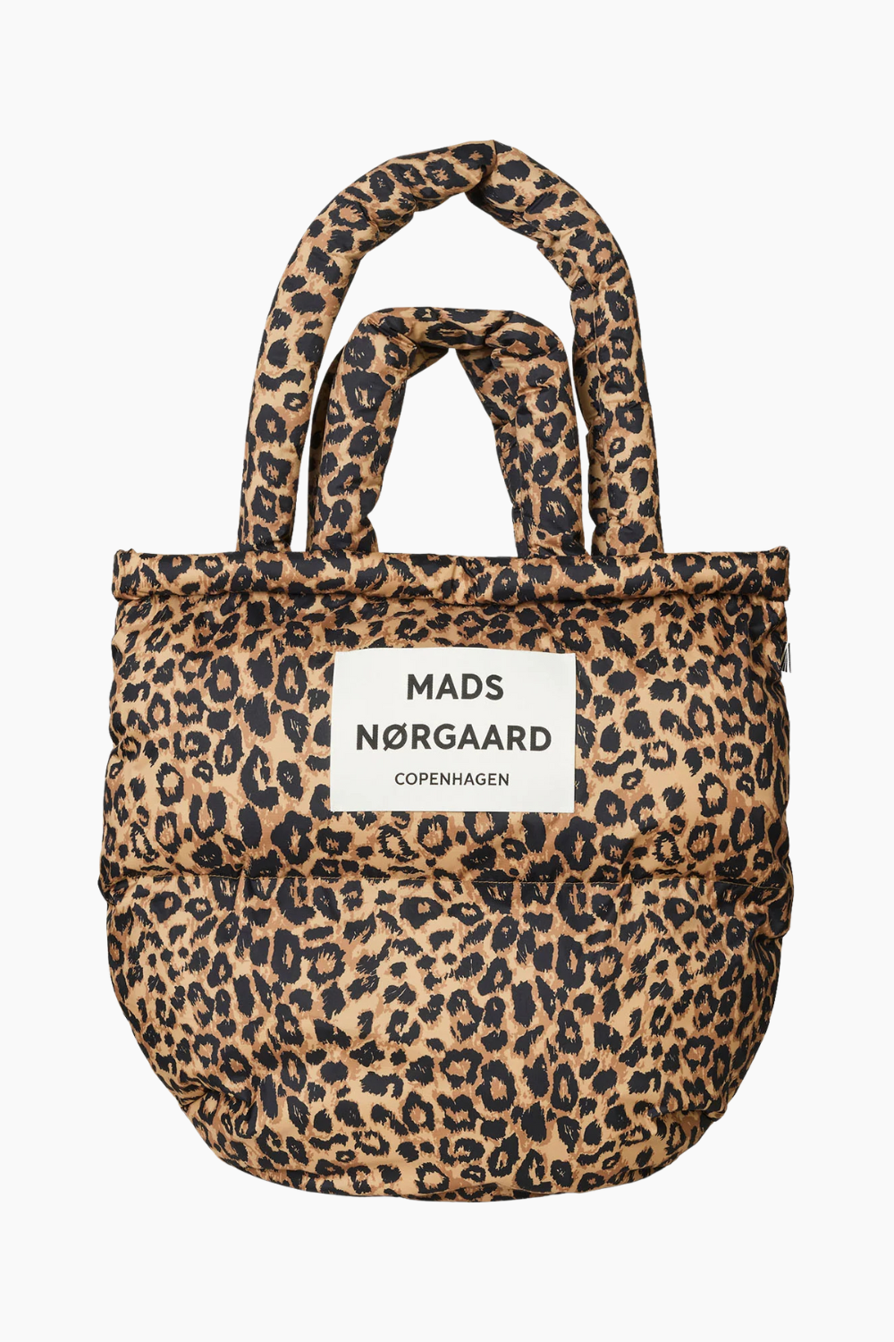 Lys Ripstop Pude Taske - Leopard Design fra Mads Nørgaard