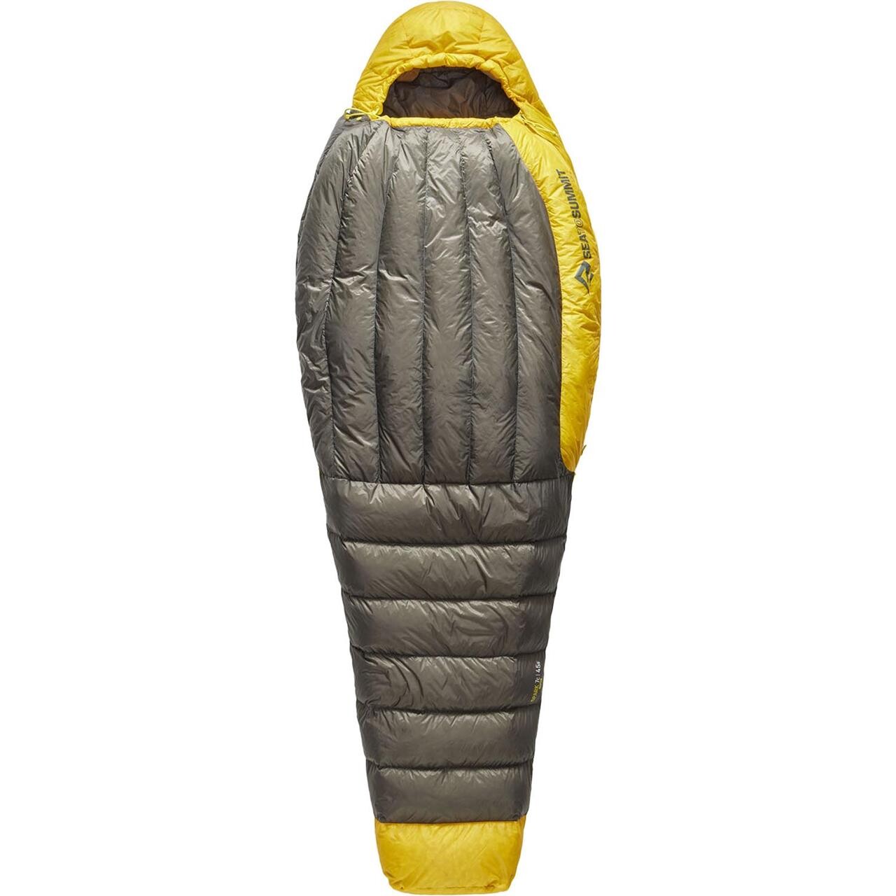 Sea To Summit Spark 7c Down Sleeping Bag Sort Beluga Black Personlængde 185 Cm