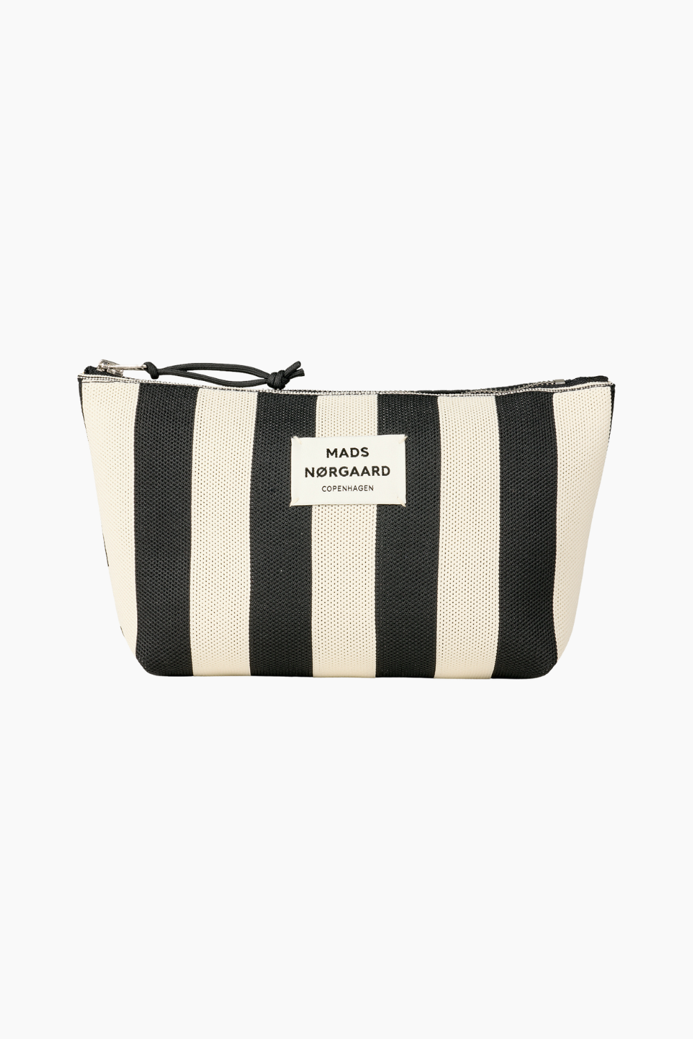 Knit Stripe Hof Make-up Bag - Black - Mads Nørgaard - Stribet One Size