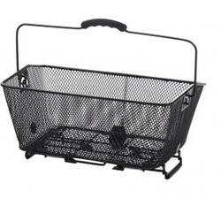 Kurv Bag Sort Til El-cykel - Cykelkurv