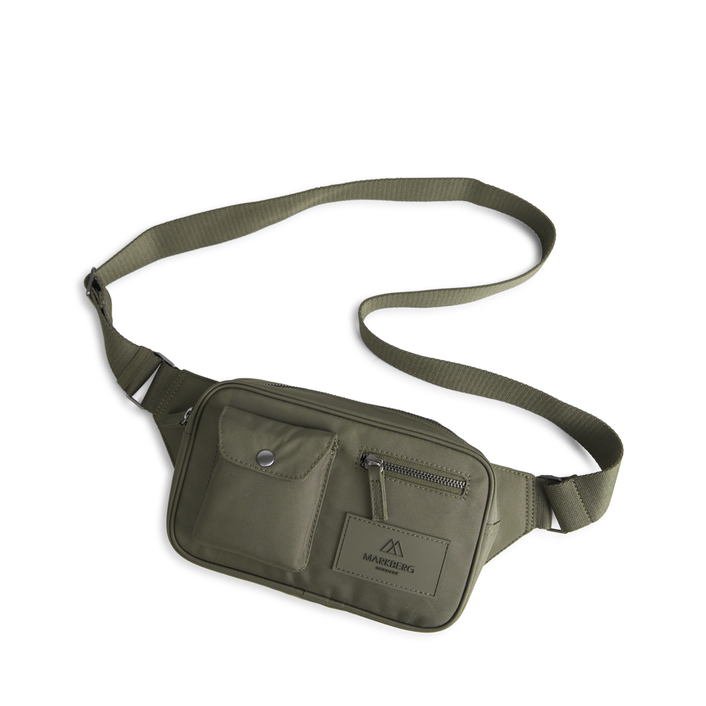Markberg - Taske - Darlambg Bum Bag Monochrome - Dark Olive