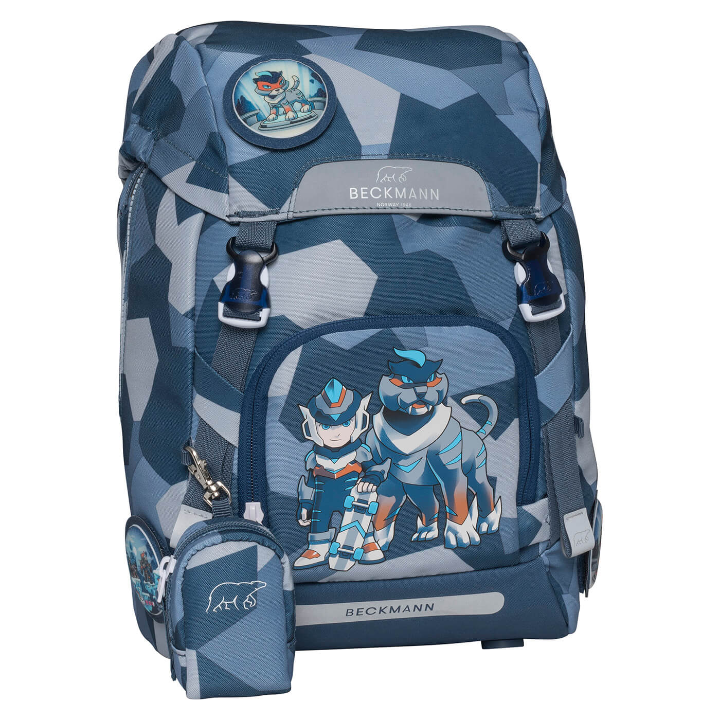 Beckmann Skoletaske 22l Tiger Race