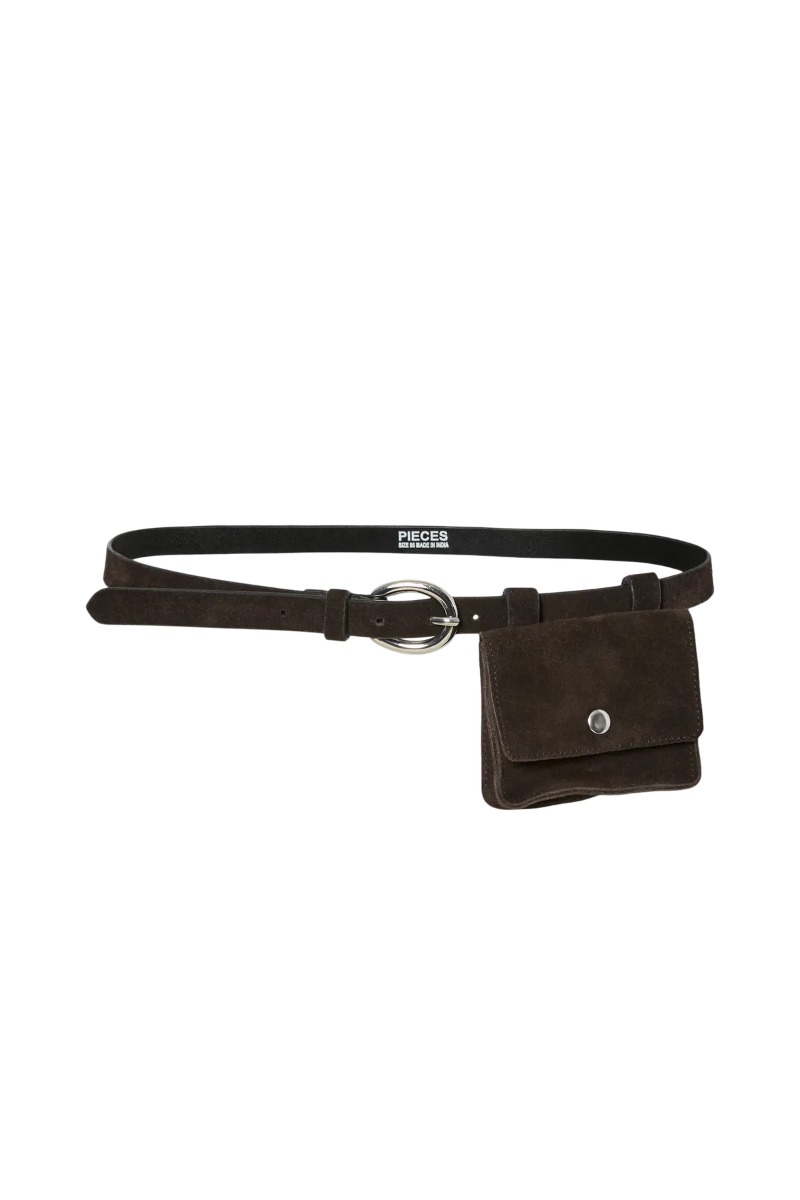 Pieces - Bælte - Afia Suede Belt Bag - Delicioso