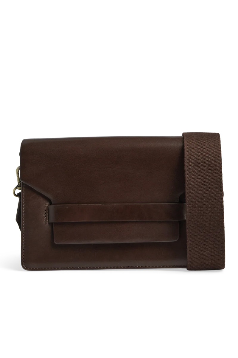 Markberg - Taske - Arabellambg Crossb Bagantiq - Dark Brown Wbr Gold