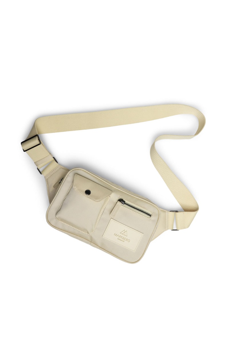 Markberg - Taske - Darlambg Bum Bag Monochrome - Cloud Cream
