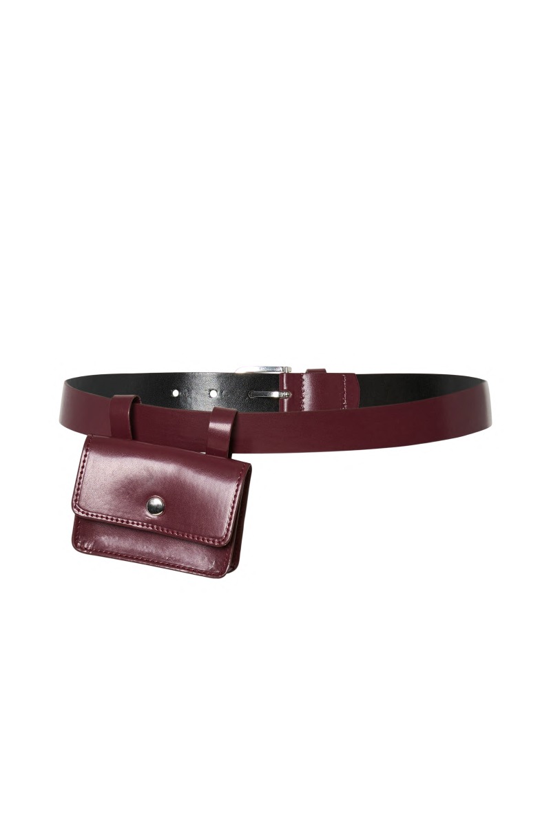 Pieces - Bælte - Fia Belt Bag - Rhubarb