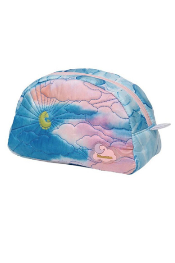 Maanesten - Toilettaske - Makeup Bag Medium Moonshine Blue - Blålyserød